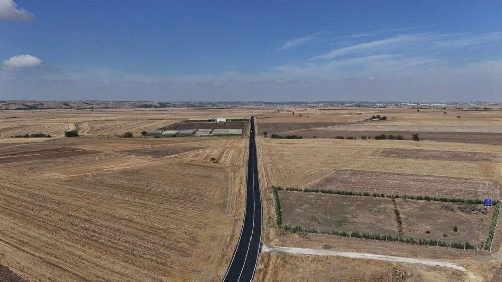 Muratlı'da 10 Kilometrelik Yol Hattı Yenilendi