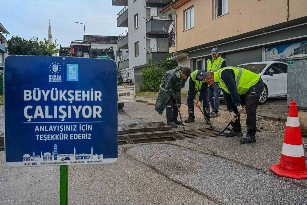 Bursa Büyükşehir Belediyesi Yağış Önlemleri İçin Teyakkuza Geçti