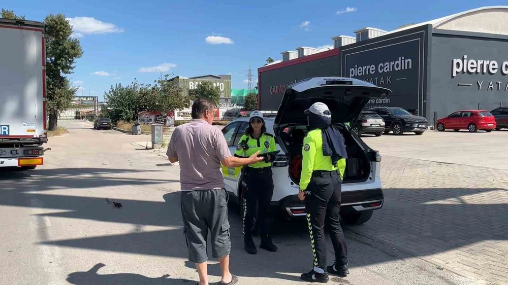 Bursa'da İzinsiz Tır ve Kamyonlara Sıkı Denetim